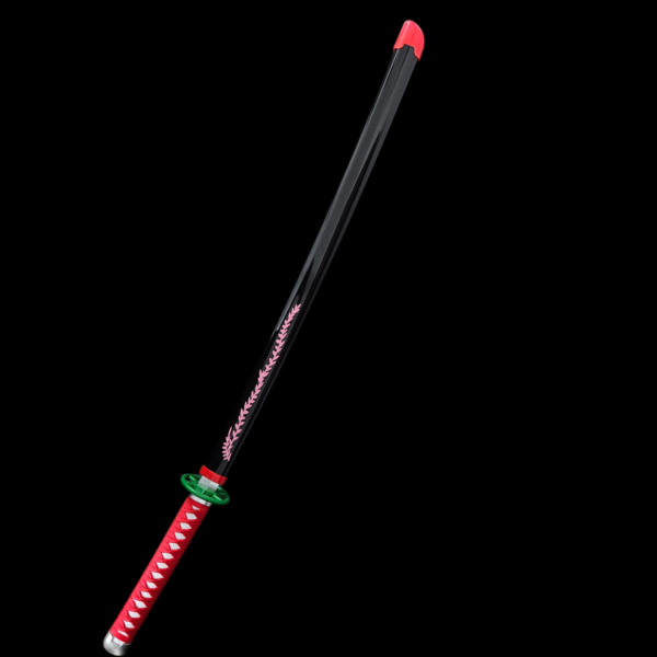Nezuko Kamado Whip Nichirin Wooden Katana Demon Slayer – 104 cm for Cosplay - Image 3