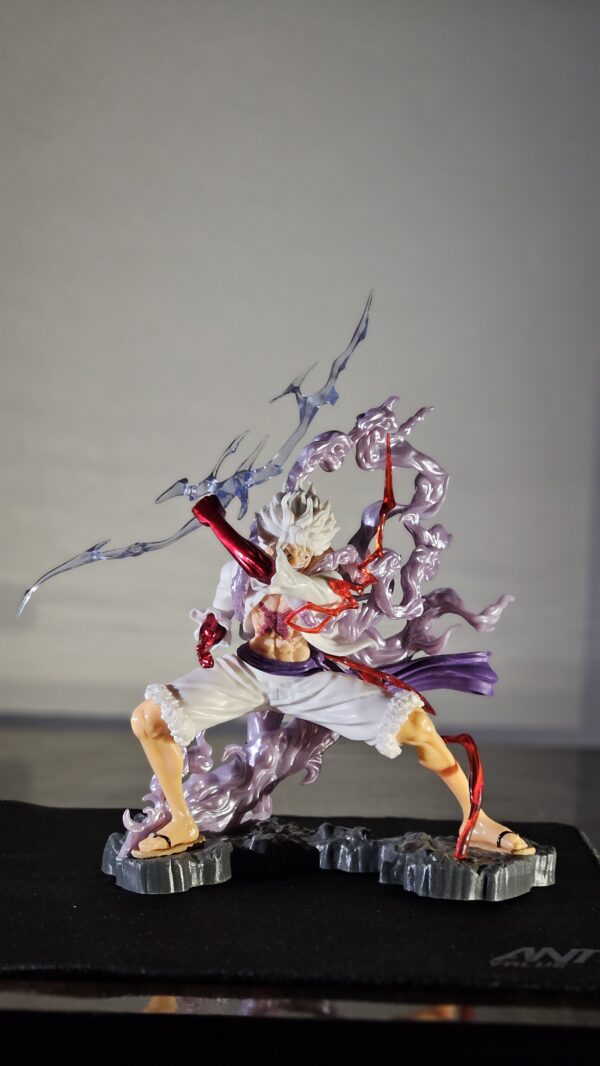 Luffy Gear 5 Action Figure (28 cm) with Thunder in Hand - Image 3