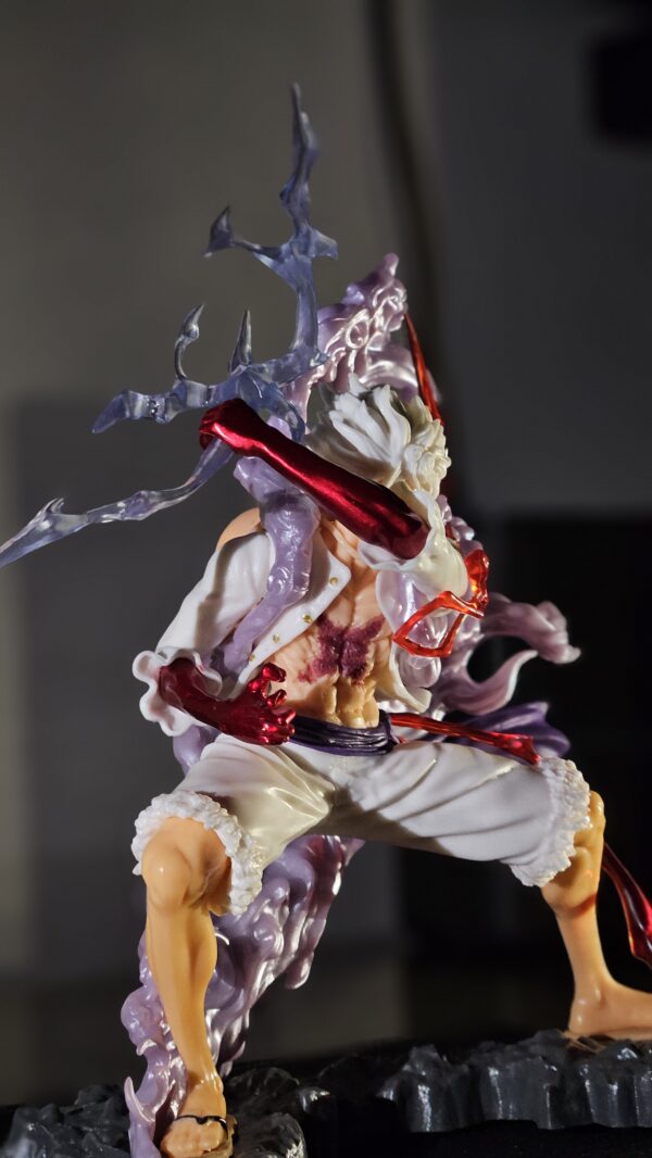 Luffy Gear 5 Action Figure (28 cm) with Thunder in Hand - Image 5