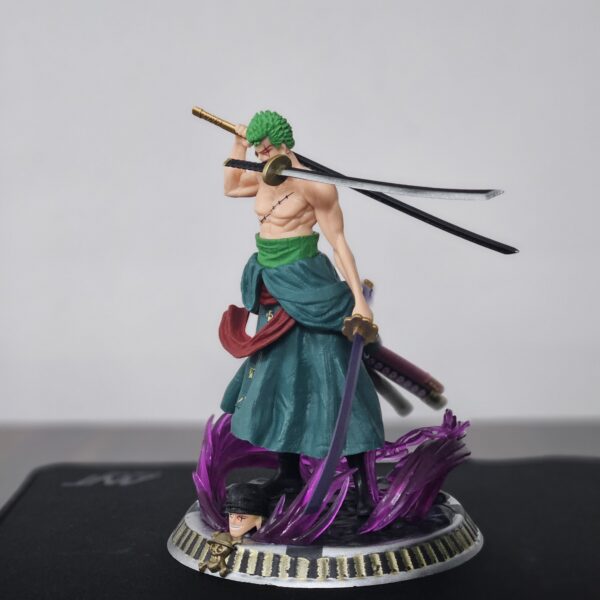 Roronoa Zoro (Double Head) 24 cm Figure with 3 Swords - Image 4