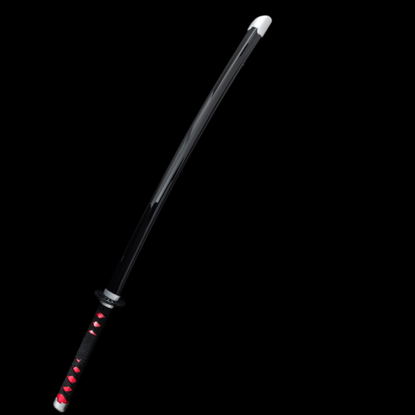 Tanjiro Kamado Wooden Katana Demon Slayer  – 104 cm Cosplay Sword (Black) - Image 2