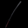 Bleach Ichigo Wooden Katana Zangetsu – 104 cm Cosplay Sword (Black) - Image 2