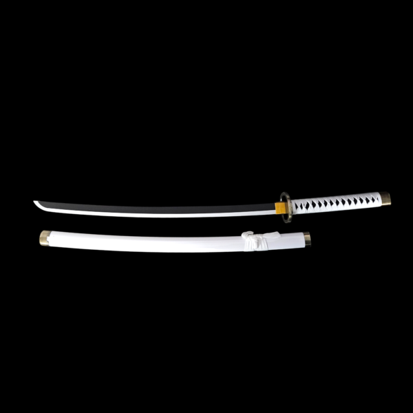 Roronoa Zoro Wooden Katana Sword Wado Ichimonji –104 cm Cosplay Sword (White) - Image 3