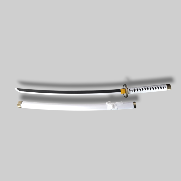 Roronoa Zoro Wooden Katana Sword Wado Ichimonji –104 cm Cosplay Sword (White) - Image 4